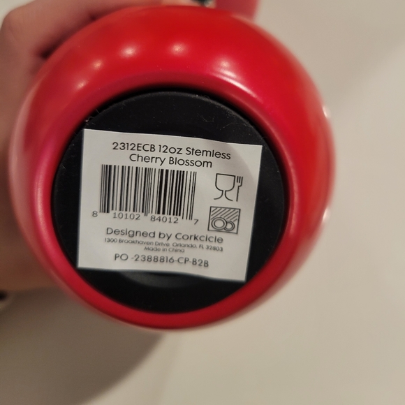 CORKCICLE Cherry Blossom Stemless 12 oz Cup - Picture 4 of 6
